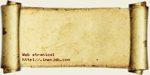 Kristina Barać vizit kartica